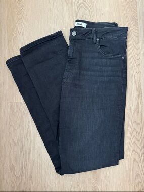 Mavi Women's Straight Leg Black Jeans